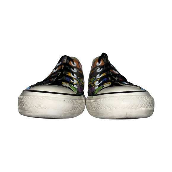 Converse All Star Colorful Graphic Graffiti Low Top Sneakers Men's 3 Women's 5 - Picture 2 of 10